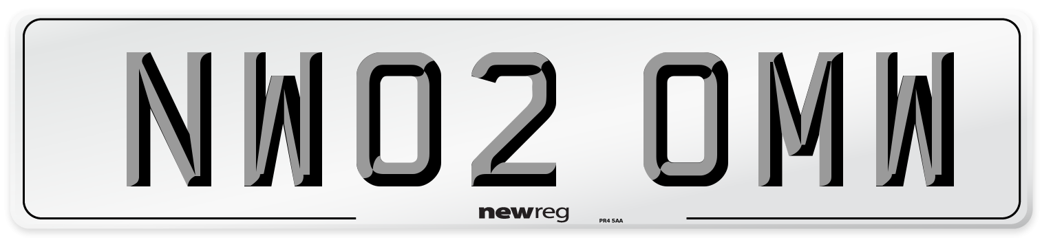 NW02 OMW Number Plate from New Reg